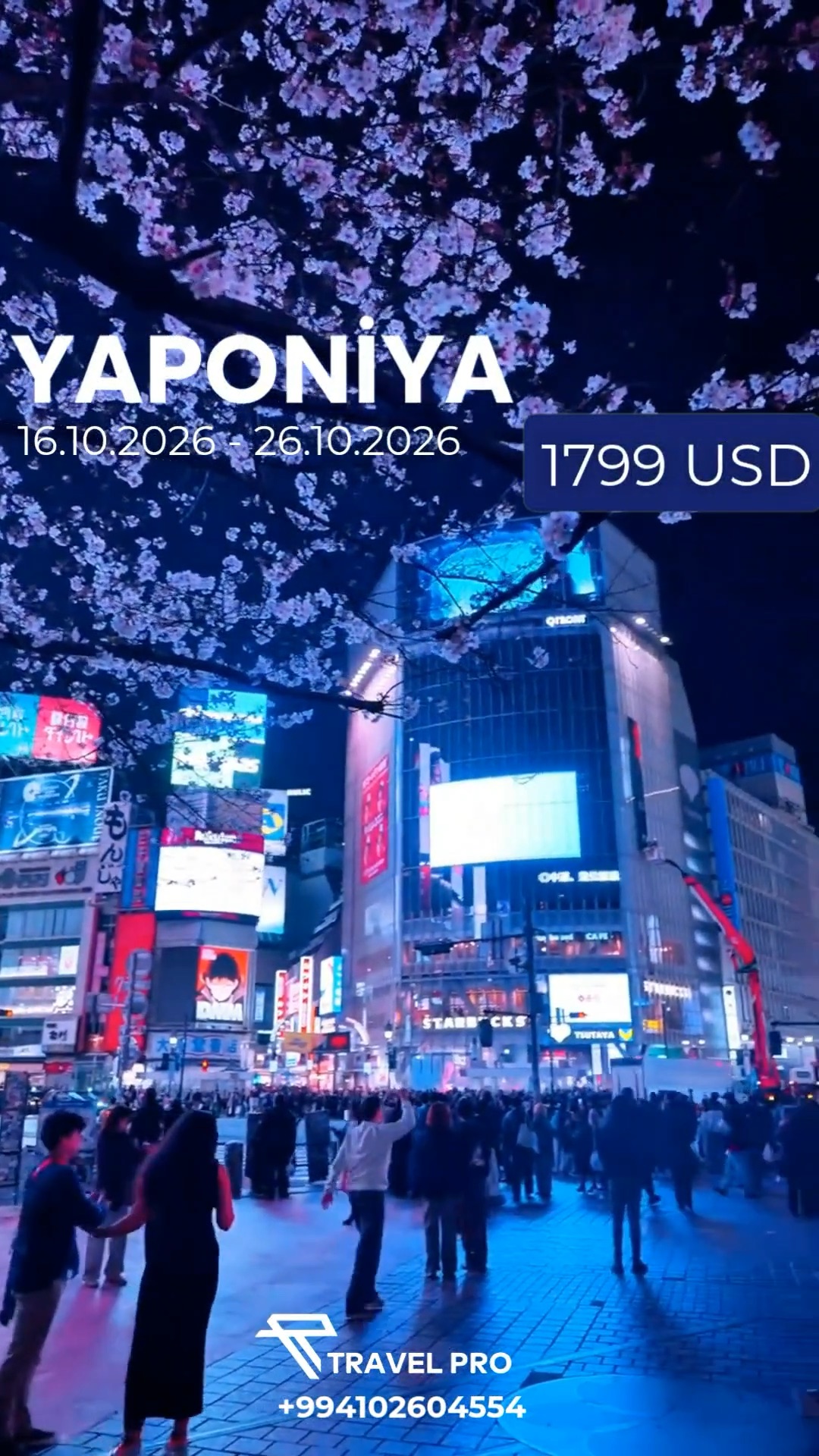 🇯🇵 Yaponiya Turu | 16–26 Oktyabr 2026