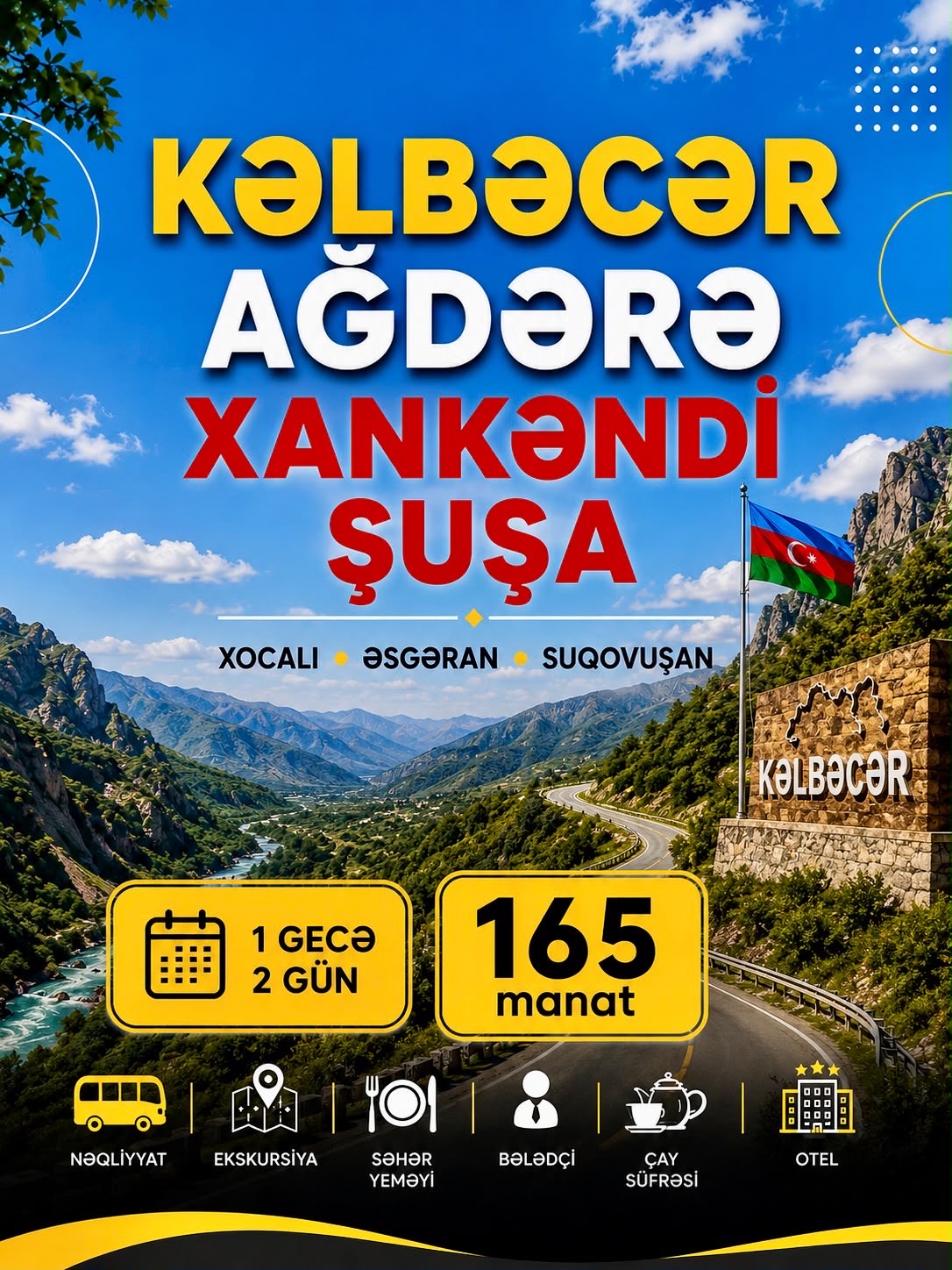 🌿_*ŞUŞADAN KƏLBƏCƏRƏ – QARABAĞIN İNCİLƏRİ!*_🌿
