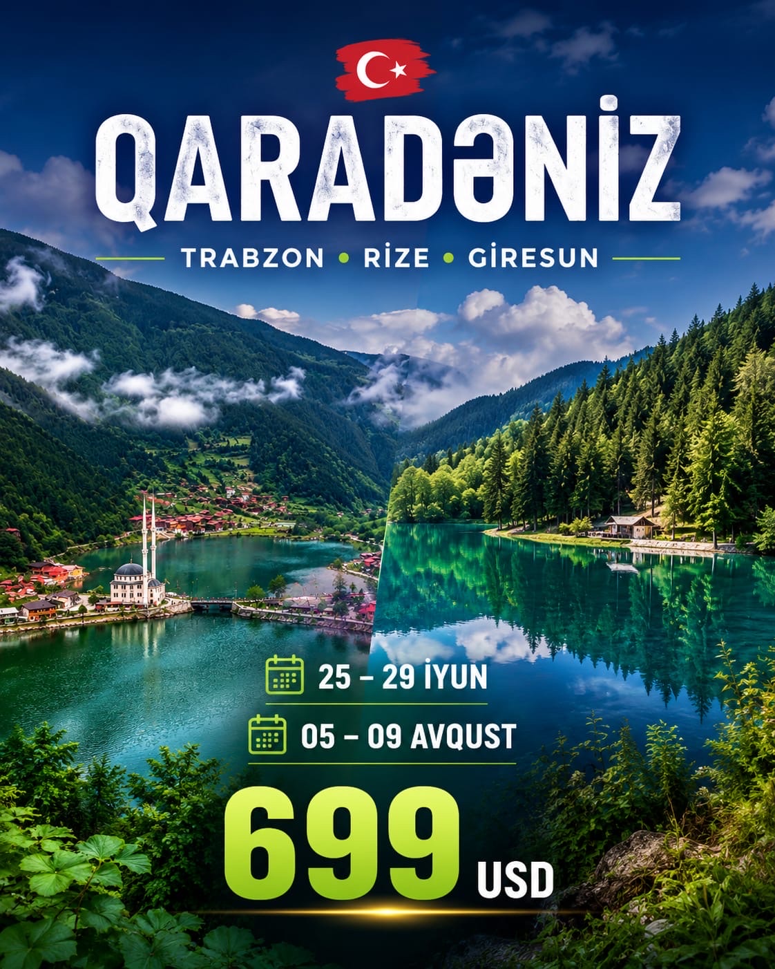 Başdan Başa Qaradəniz Qrup turu