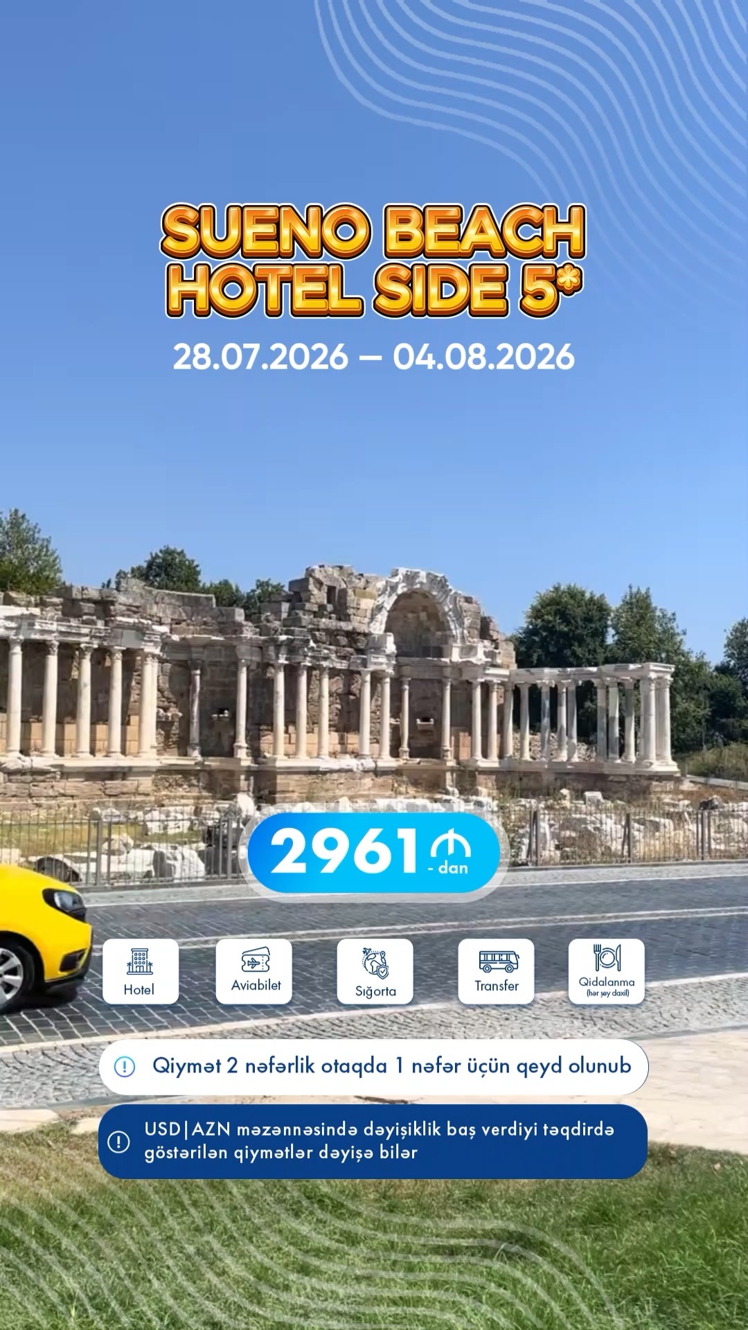 Bu yayı Sueno Hotels-lə yaddaqalan et! ☀️🌴