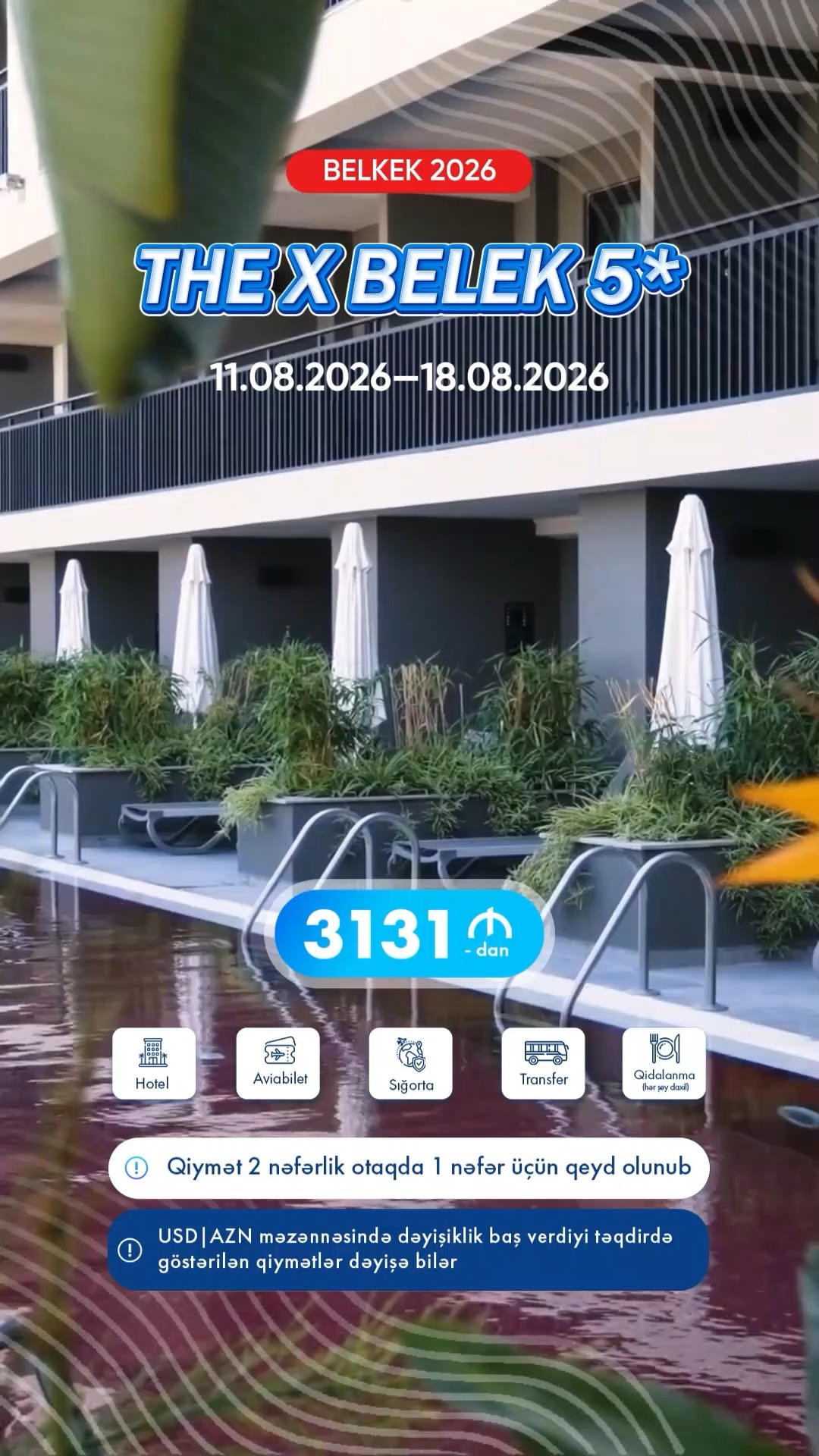 Tətilin ən dəbdəbəli və əyləncəli adresi: The X Belek! ❌✨
