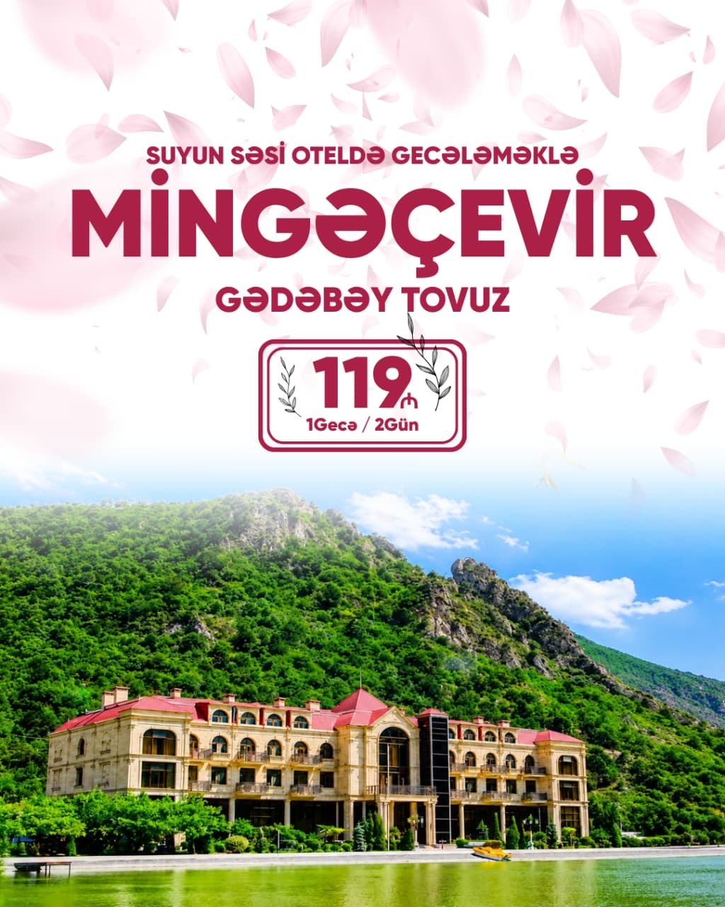 🌿 Bakının səs-küyündən uzaqlaşıb, təbiətlə iç-içə 4 ⭐ lüks istirahətə nə deyirsiniz