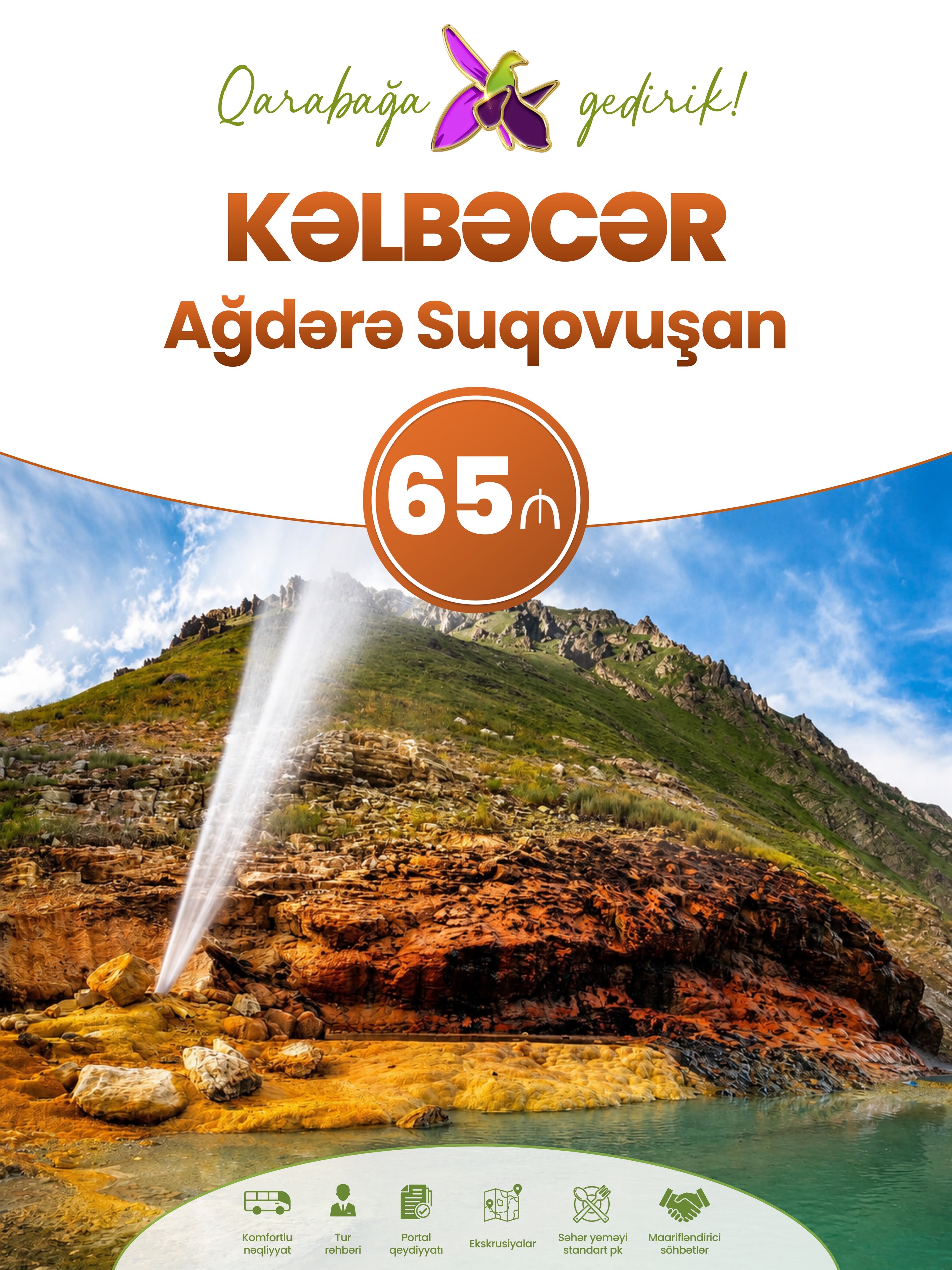 Kəlbəcər - Ağdərə - Suqovuşan Turu 🇦🇿