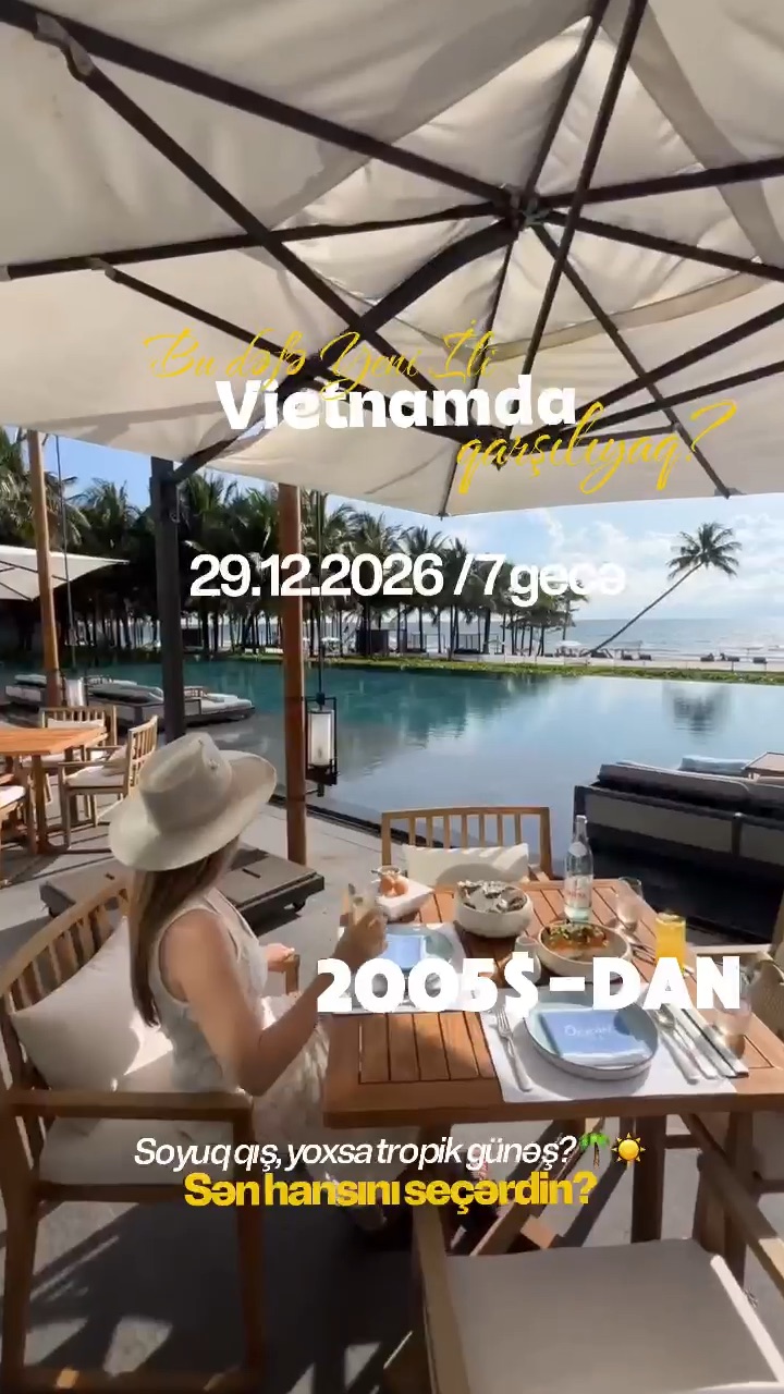 🔥 YENİ İL ÜÇÜN PHU QUOC-U İNDİCƏ REZERVASİYA EDİN! 🎄🌴