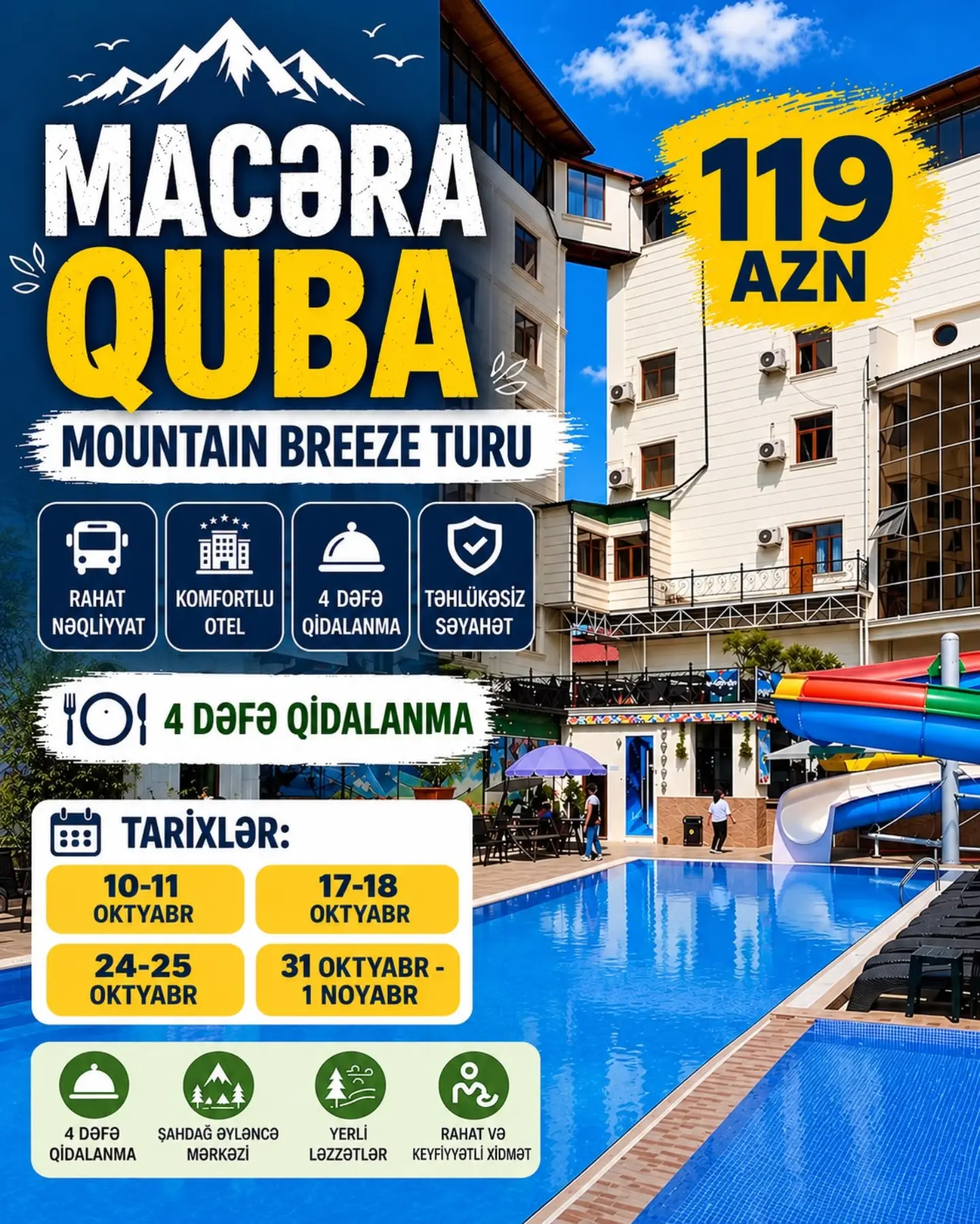 🏔️ MACƏRA QUBA – MOUNTAIN BREEZE TURU